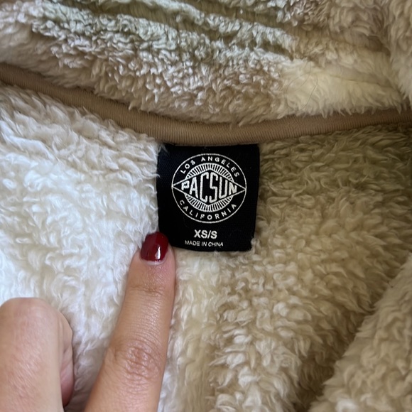 Pacsun teddy coat - Picture 2 of 2